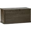 Does not apply Multibox Woody'S Baule Da 280L Multiuso 117X45X56H Cm Portaoggetti Da Giardino,