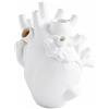 Vaso a Forma di Cuore Anatomico Stile Moderno Fioriera a Cuore Anatomico