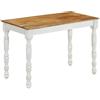 vidaXL Tavolo da Pranzo 110x60x75 cm in Legno Massello di Mango