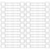 100 Pcs Fibbie Per Reggette in Plastica Di Filo Reggiatura Fibbia Della Cinghia