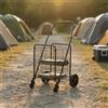 Trolley Portaspesa Pieghevole Grande Capacità Carrello Spesa 6 Ruote per