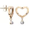 ALVIERO MARTINI PRIMA CLASSE HEARTBEADS ORECCHINI DONNA ACJ0216YG NUOVI