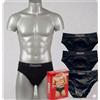Kappa Set 3 6 12 Slip KAPPA Uomo Neri Cotone Elasticizzato Intimo Mutande