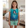 Santoro Gorjuss Gorjuss Pigiama Bambina Estivo in Cotone Mezze Maniche e Pantaloncino 63407