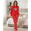 Santoro Gorjuss Pigiama donna Santoro Gorjuss invernale in Coral Fleece Art. 56614