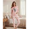 Santoro Gorjuss Pigiama donna Santoro Gorjuss invernale in Coral Fleece Art. 62385