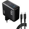 INIU 100W USB C Caricatore GaN Multiplo Presa USBC Caricabatterie Alimentatore Rapido