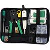 NewLupex Kit Crimpatrice RJ45 + Tester Cavi LAN Ethernet Set Completo Rete