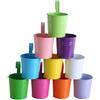 10pz vasi da fiori in ferro colorato da appendere con ganci e opzioni foro di dr