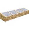 vidaXL Legno Impregnato Serra Giardino 200x50x35 cm Aiuola Rialzata Fioriera vidaXL