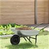 vidaXL Sostituzione Vassoio Carriola Argento Acciaio per Carrello Giardino vidaXL