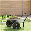 vidaXL Sostituzione Vassoio Carriola Argento Acciaio per Carrello Giardino vidaXL