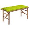 vidaXL Giardino con Cuscino Diversi Colori 120 x 50 x 3 cm/120 x 50 x 7 cm vidaXL