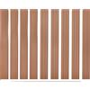 vidaXL 9x Pannelli Ricambio Recinzione in WPC Quadrati 170 cm Marrone Recinto vidaXL