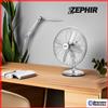 Zephir Ventilatore Tavolo ZEPHIR pf41cr Potente Silenzioso Metallo Cromato Industriale