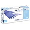 Reflexx - R76, Guanti in Nitrile Senza Polvere, Tg. S, Blu, Conf. 100pz