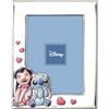 Disney PORTAFOTO CORNICE FOTO IN ARGENTO 13x18 DISNEY LILLO & STITCH VALENTI BR141/4