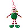 Natale moderno per albero ornamento da appendere decorazione panno pendente ross