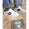 N/A Sneakers uomo 4us pelle white/blue 4US0061