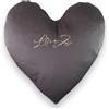 Liu Jo Milano Cuscino arredo di Liu Jo a forma di Cuore in 100% Cotone Rasatello