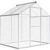 vidaXL Voliera da Giardino Alluminio Uccelli Polli Pollaio Gabbia da Esterni vidaXL