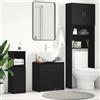 vidaXL Armadio da Bagno Bianco Truciolato Mobiletto Madia Scaffale Armadietto vidaXL
