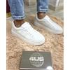 N/A Sneakers uomo 4us pelle white 4us0061