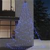 vidaXL Albero da Parete con Gancio Metallico 720 LED Bianco Freddo 5 m Natale vidaXL
