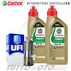 CASTROL - UFI Tagliando MOTO GUZZI NTX 750 1989 1990 / NTX750 Kit Olio Castrol 10W40 Filtro