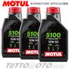 Motul 3 litri olio motore MOTUL 5100 10W50 - KTM Husqvarna - Trial Fuoristrada Enduro