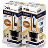LUNEX D2R XENON LAMPADINE compatibile con Osram, Philips HID 4300K Twin