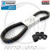 PIAGGIO CINGHIA ORIGINALE + RULLI BANDO PIAGGIO BEVERLY RST 300 ie 2010 2011 2012 2013