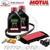 Motul - NGK - Mitsuboshi - Bando Tagliando KYMCO XCiting 250 2005-2008 Olio Motul + Filtro Rulli Cinghia Candela