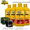 MOTUL + HIFLO 4 Litri Olio BARDAHL XTC C60 5W40 + Filtro Olio HIFLO HF160
