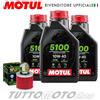 Motul - HIFLO Tagliando YAMAHA XV 535 Virago 1993 1994 1995 1996 / Olio Motul 5100 + Filtro