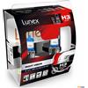 Lunex 2x H3 Lunex NIGHT VISION 3600K 55W 12V Lampadine Faro Alogene PK22s Hard Case