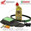 CASTROL - NGK - BANDO KIT TAGLIANDO OLIO CASTROL 10W30 FILTRO CANDELA CINGHIA RULLI HONDA PCX 125 2014