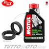 TOURMAX Revisione Forcella Paraoli +1L Olio MOTUL 10W-Honda Sh I 300 2010 2011 2012 2013