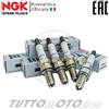 NGK Candele APRILIA Caponord 1200 ABS 2013 2014 2015 2016 Kit Accensione NGK CR8EKB