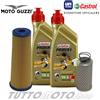 Castrol - UFI Tagliando MOTO GUZZI V35 II 350 1980-1985 / Olio Castrol 10W40 + Filtri