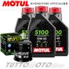 Motul - Hiflofiltro Tagliando VOGE 500 AC Trofeo 2021-2025 / Kit Olio Motul 5100 10W40 + Filtro