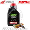 Motul - NGK Tagliando HONDA SH 125 i Mode 2014 2015 2016 Kit Olio Motul 5100 Candela SH125