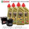 Castrol - Champion Tagliando TRIUMPH Tiger 1050 2006-2018 - Castrol 10W40 + Filtro olio