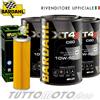 BARDAHL + HIFLO 3 Litri olio BARDAHL XT4-S C60 10W50 4T + Filtro olio originale HIFLO HF650