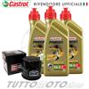 Castrol - Champion Tagliando YAMAHA MT-07 Moto Cage 2015 2016 - Castrol 10W40 + Filtro olio