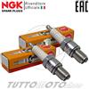 NGK Candele NGK MOTO GUZZI V65 650 Florida 1986-1995 / KIT B8ES Passo Lungo
