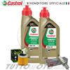 Castrol - Hiflo - NGK Tagliando PIAGGIO Beverly 400 ABS-S 2021 2022 2023 / Olio Castrol Filtro Candela