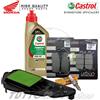 KIT TAGLIANDO OLIO CANDELA FILTRO ARIA PASTIGLIE HONDA SH 125 / 150 i 2017 2018