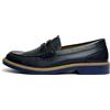 IGI&CO SCARPE UOMO SHOES MOCASSINI ELEGANTI COLLEGE IN VERA PELLE 1101300 BLU