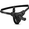 Teazers Strap On - Completare Strap On Impostato; Cintura Fallica Con Dildo - Per Uomo E Donna Con Cinghie Regolabili, Nero, 0.34 Metro